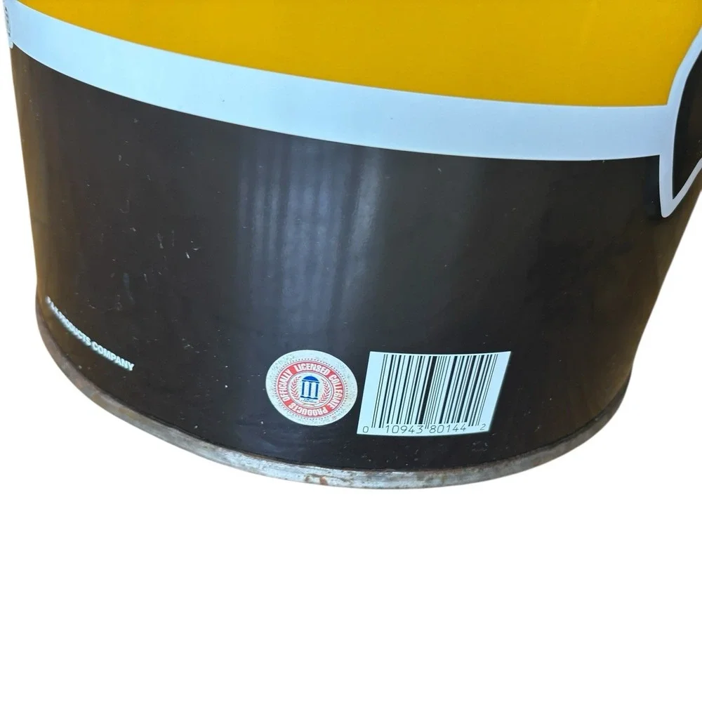 RARE‎ Vintage 1980s Colorado Buffaloes Metal Garbage Trash Can 19.5